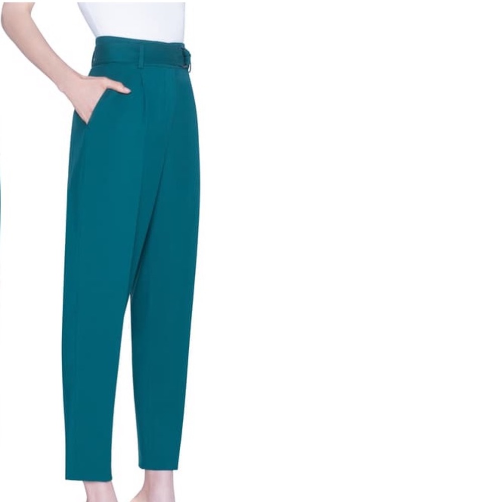 Akris Punto Green Slacks - Picture 6 of 9